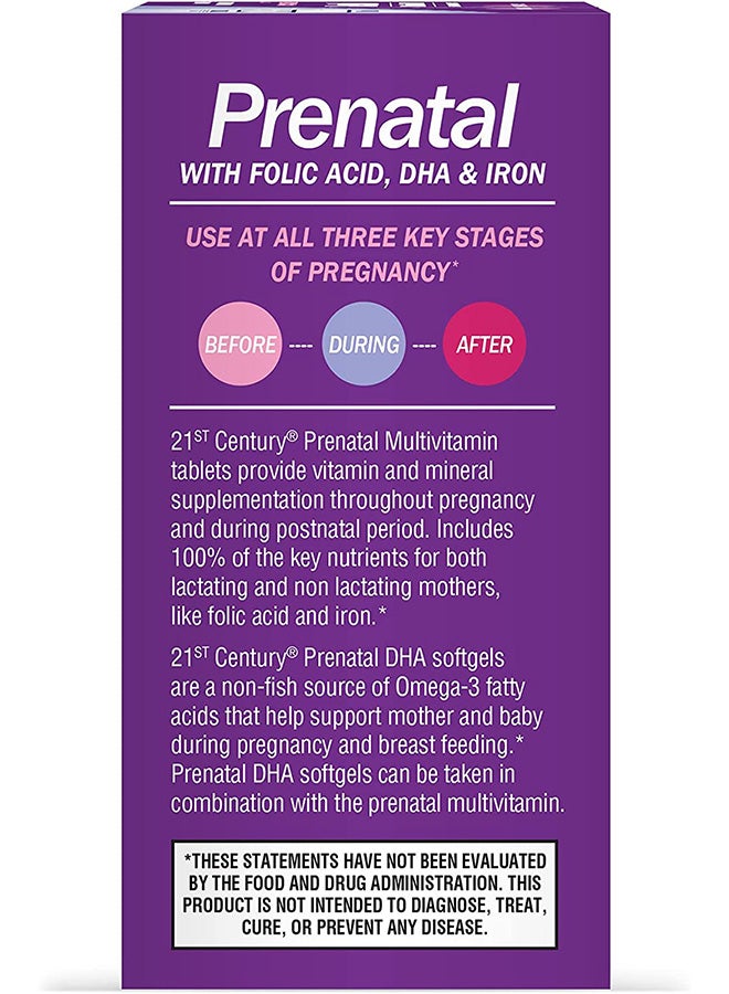 PreNatal Multivitamin Plus DHA - 120 Softgels