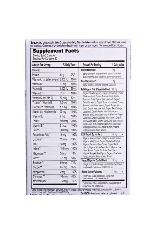 Vitamin Code Prenatal - 90 Capsules