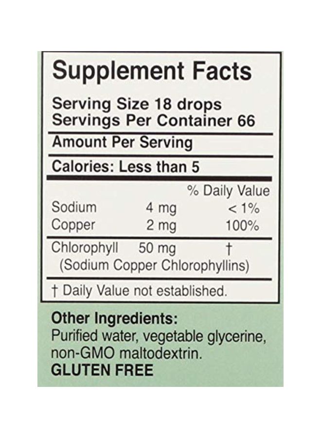 Chloroxygen Chlorophyll Concentrate