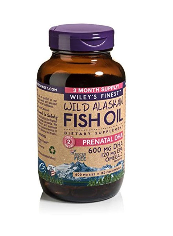 Wild Alaskan Fish Oil 600mg - 180 Softgels