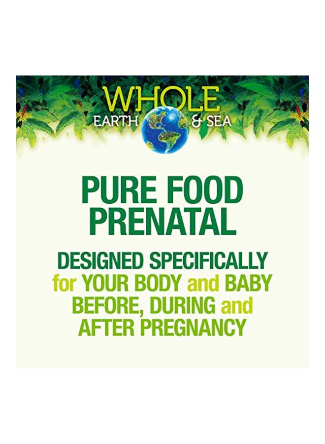 Whole Earth And Sea Prenatal Dietary Supplement - 60 Tablets