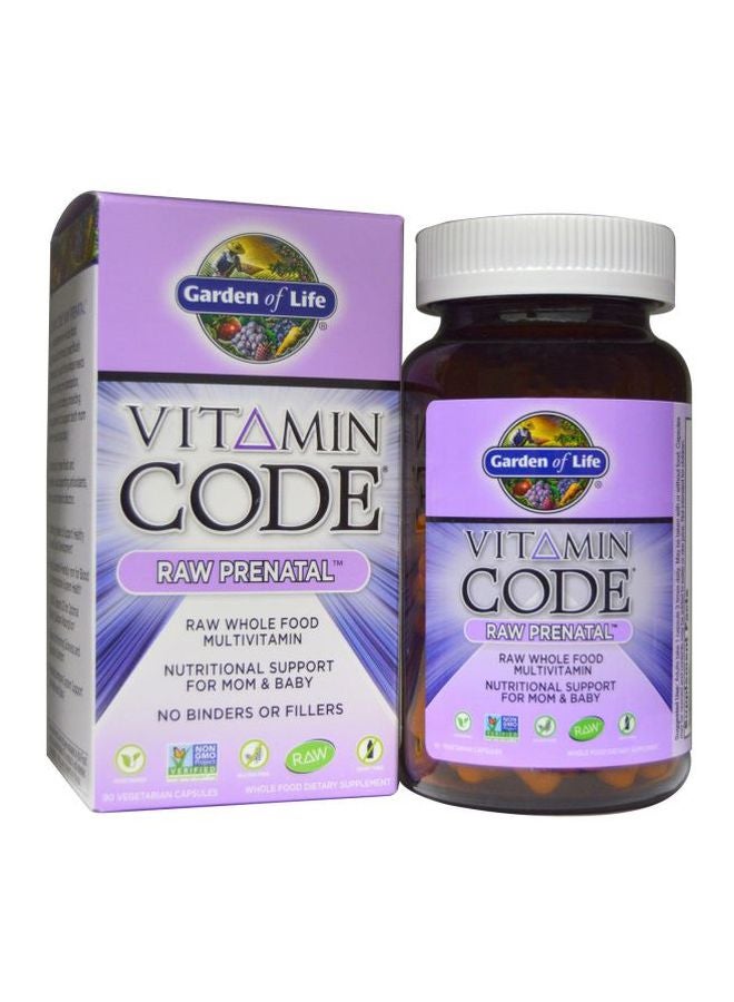 Vitamin Code Raw Prenatal Dietary Supplement - 90 Vegetarian Capsules