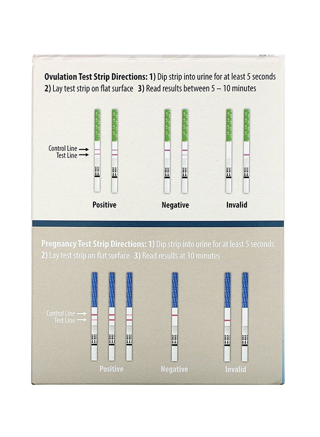 50-Piece BFP Ovulation And Pregnancy Test Strips Set