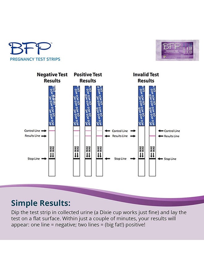 50-Piece BFP Ovulation And Pregnancy Test Strips Set