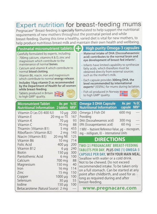 Pregnacare Breastfeeding Multi-Vitamins - 84 Capsules