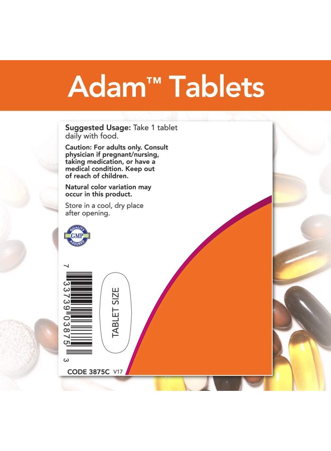 Adam Men'S Multiple Vitamin 60 Tablets