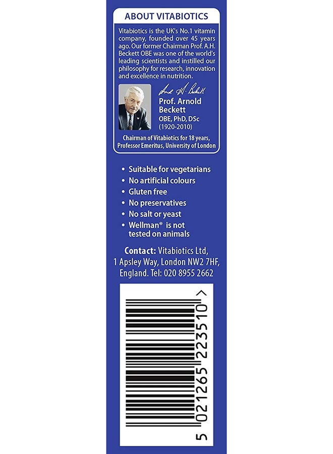 Wellman 50+ 30 Tablets