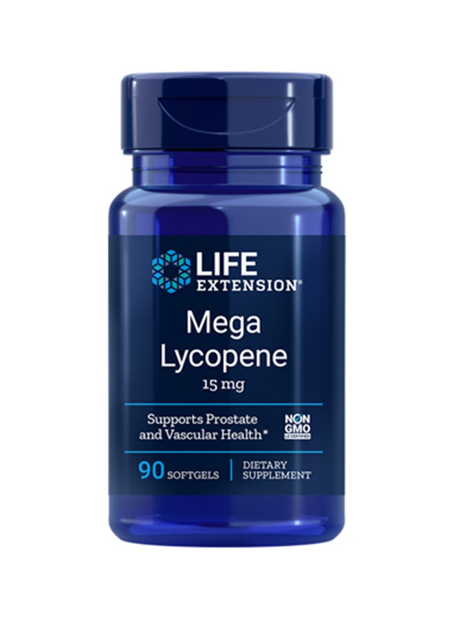 Mega Lycopene Dietary Supplement 15 mg - 90 Softgels