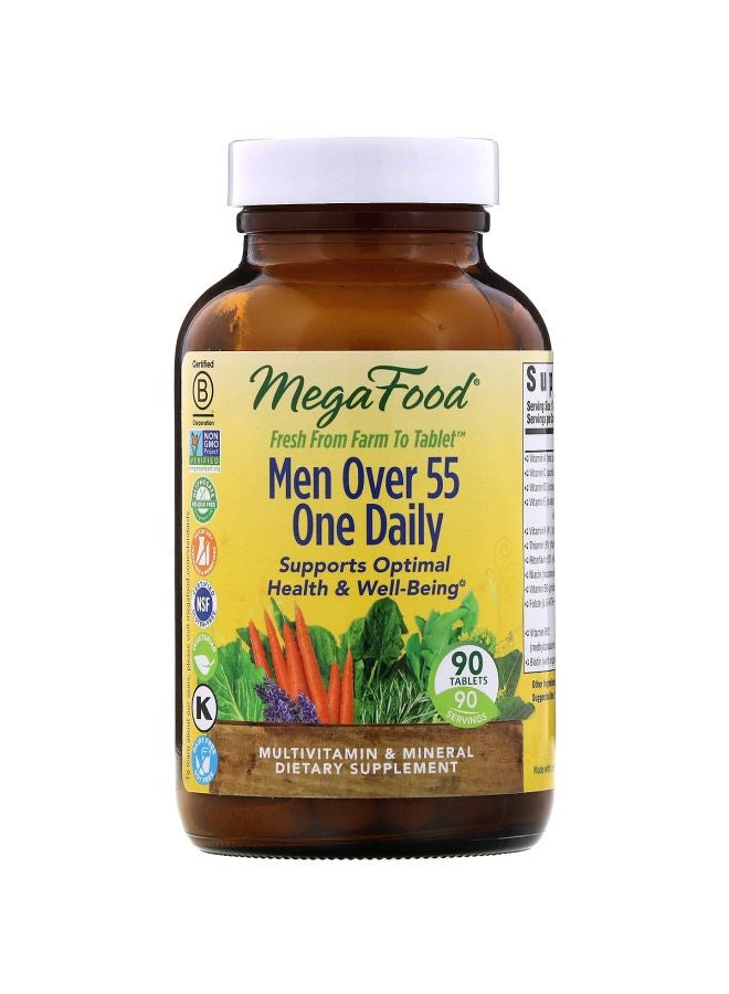 Men Over 55 One Daily Dietary Supplement - 90 Tablets