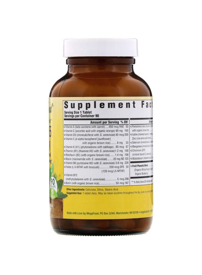 Men Over 55 One Daily Dietary Supplement - 90 Tablets