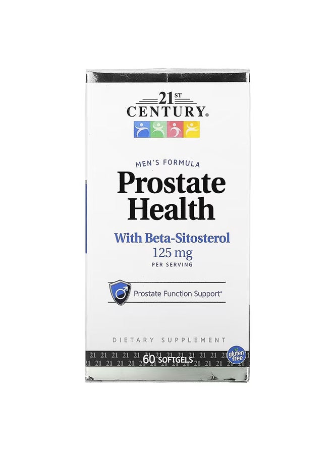 Prostate Health With Beta-Sitosterol - 60 Softgels