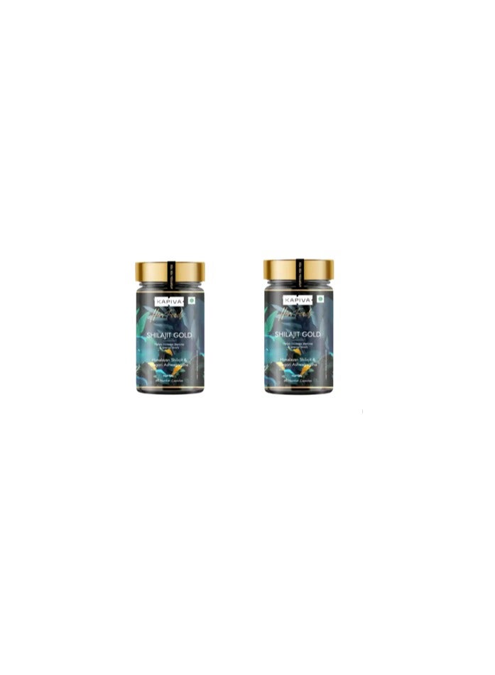 Shilajit Gold 60 Capsules, Pack Of 2