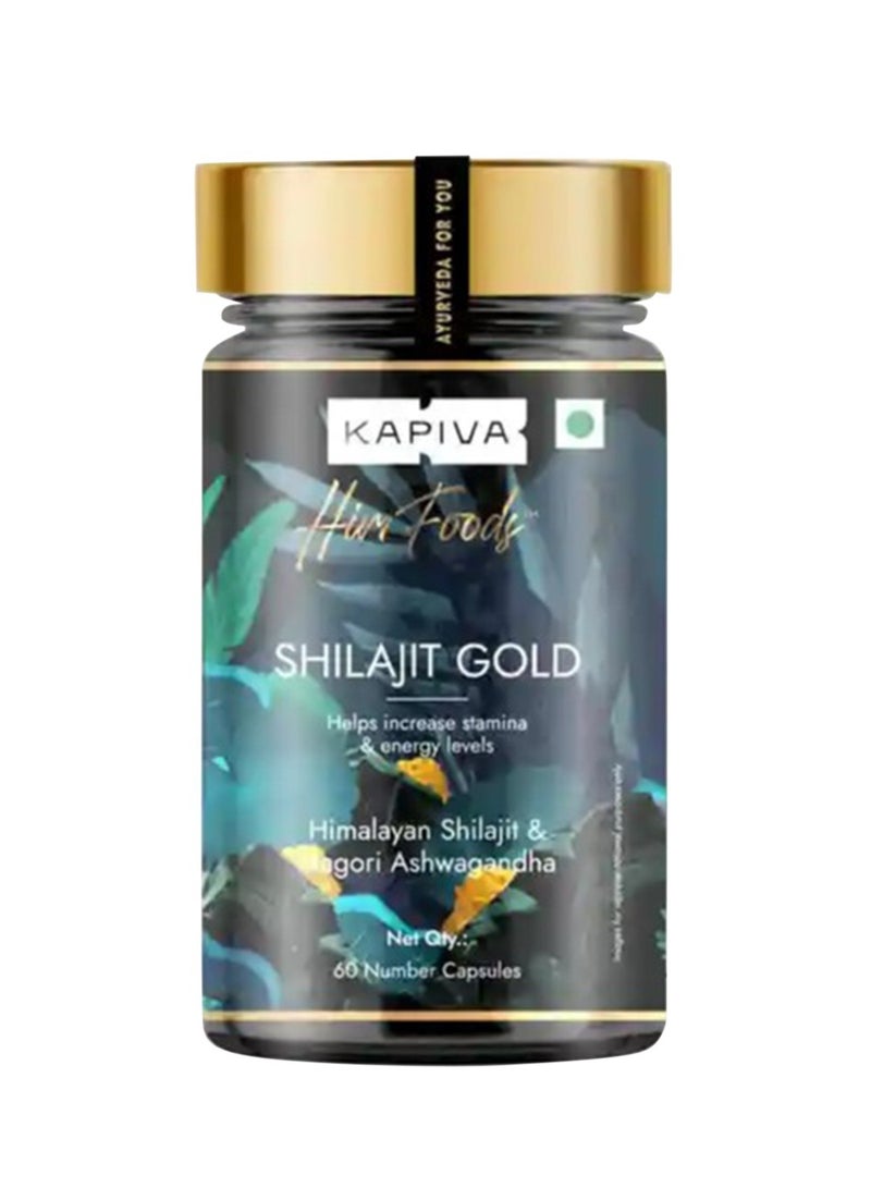 Shilajit Gold 60 Capsules, Pack Of 2