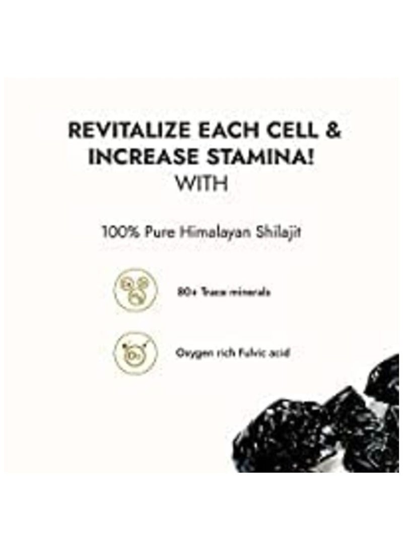 Shilajit 20g And StaminUp 60 Capsules