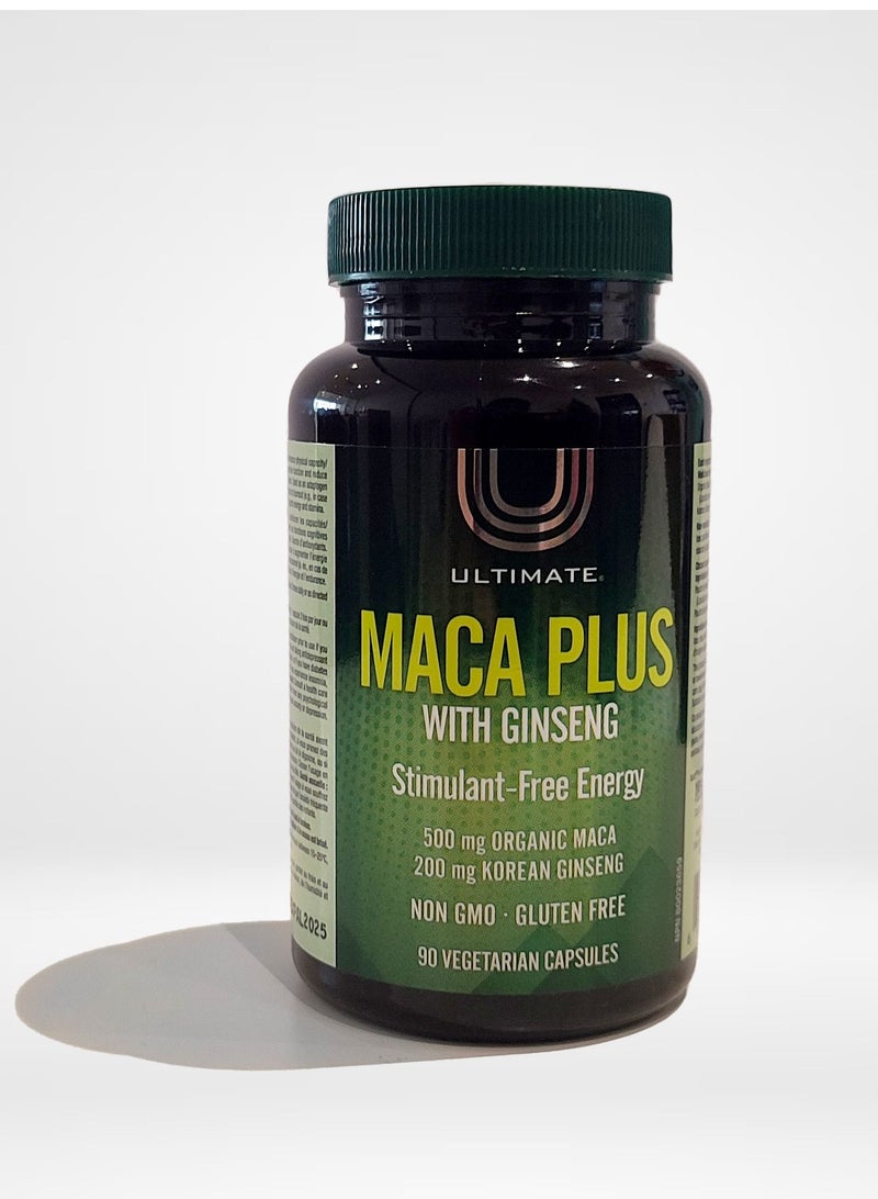 Ultimate MACA PLUS with Ginseng 90 Capsules