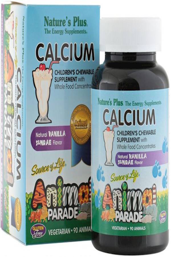 Source Of Life Animal Parade Calcium Children's Chewable Supplement - 90 Tablets