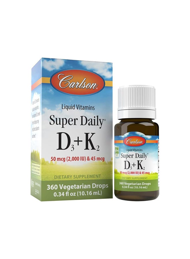 Super Daily D3+K2 Dietary Supplement