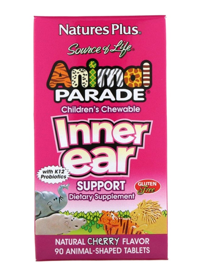 Natural Cherry Flavour Animal Parade Inner Ear Support - 90 Chewables