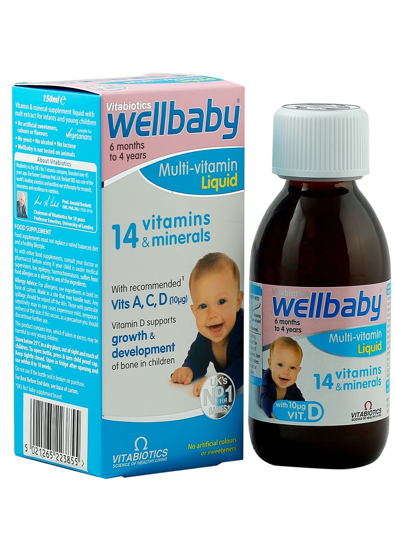 Wellbaby Multi-Vitamin Liquid 150ml