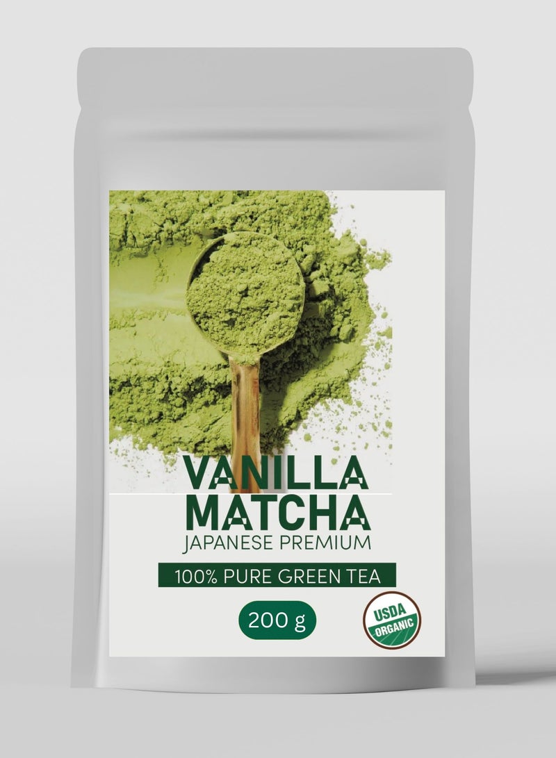 Vanilla Matcha Japanese Premium 100% Pure Green Tea 200g