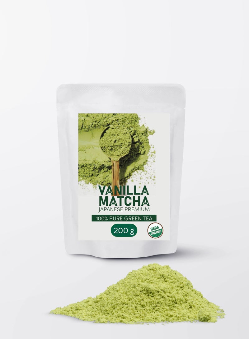 Vanilla Matcha Japanese Premium 100% Pure Green Tea 200g