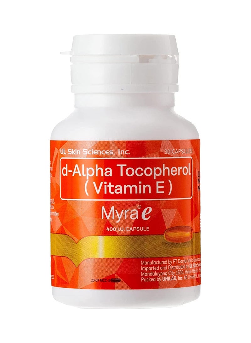 E 400 Iu Capsules 30`S