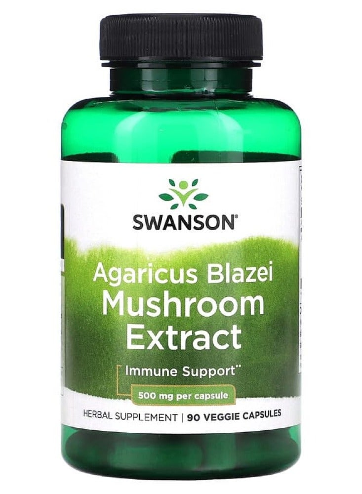 Agaricus Blazei Mushroom Extract 500 mg 90 Veg Caps