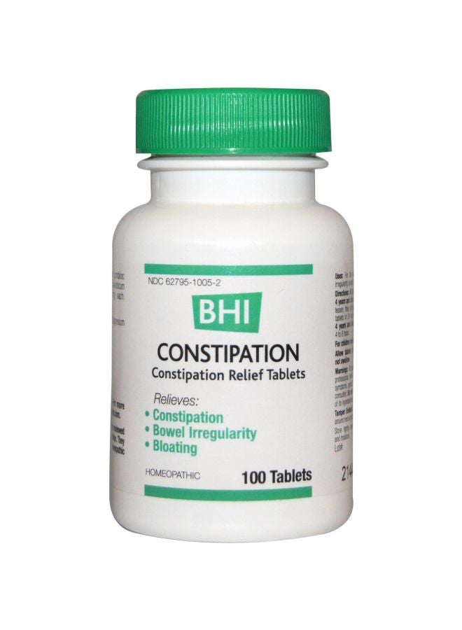 BHI Constipation Relief Tablets - 100 Tablets