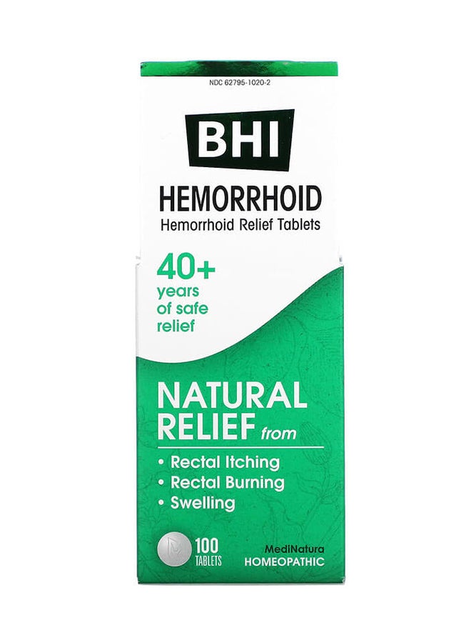 BHI Hemorrhoid - 100 Tablets