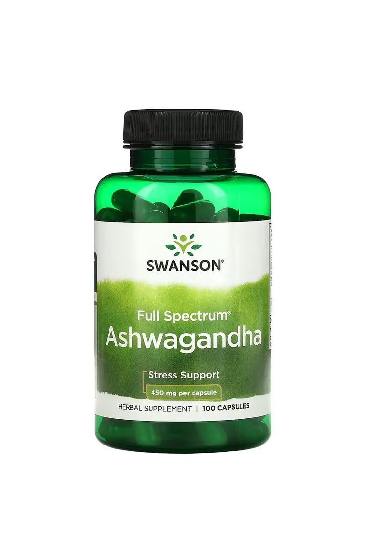 swanson ashwagandha 450 mg 100 tablets