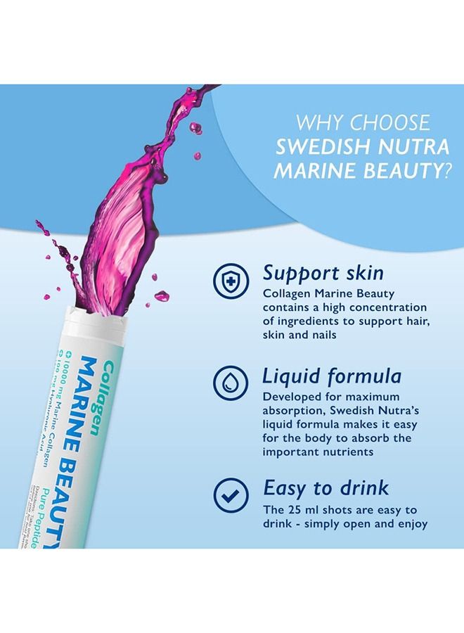 Swedish Nutra  Marine Beauty Collagen  Shots.