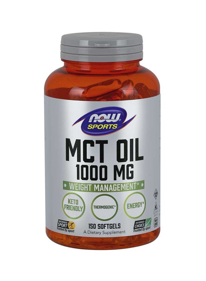 MCT Oil 1000 MG 150 Softgels