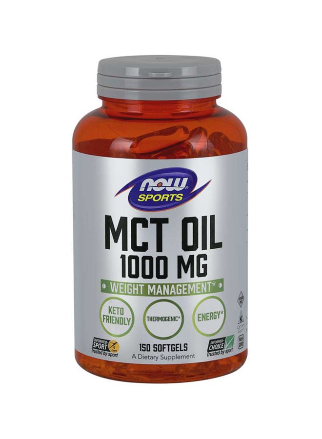 MCT Oil 1000 MG 150 Softgels