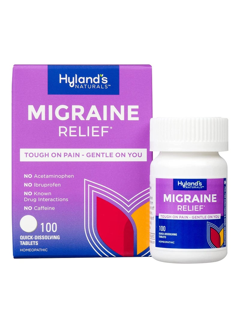 Migraine Headache Natural Pain Relief Tablets