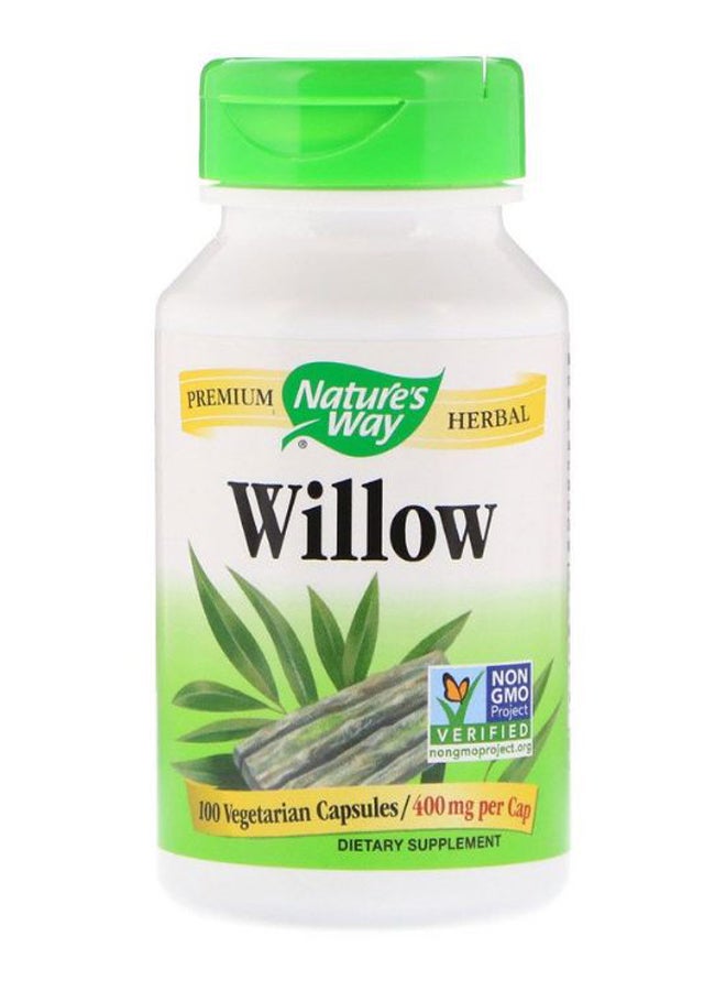 Willow Dietary Supplement - 100 Capsules