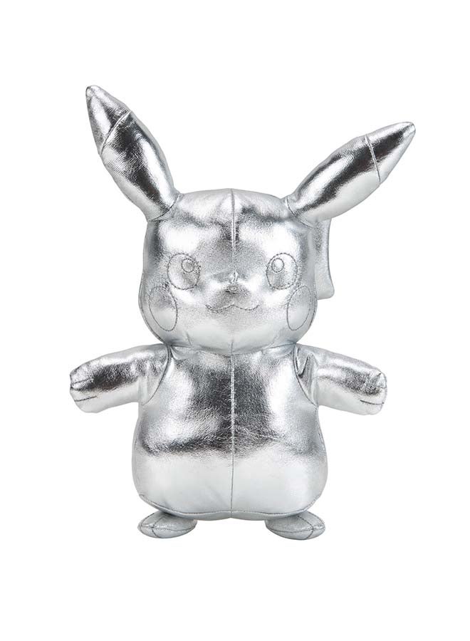 Plush Siver Pikachu 15.24cm