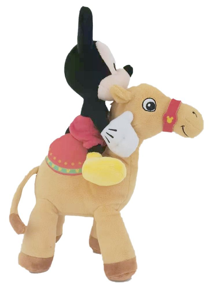 Mickey on Camel Plush 7inch