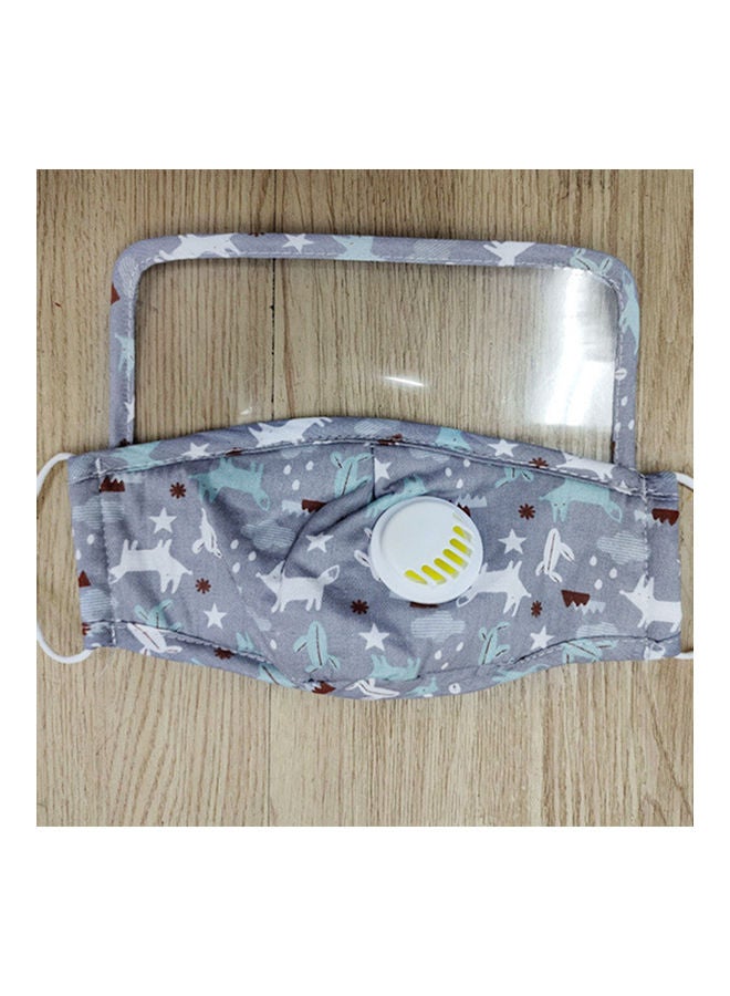 Washable Dust Filter Mask With Detachable Eyes Shield