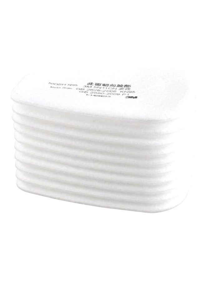 Pack Of 10 Cotton Filter For Gas Mask Respirator Use