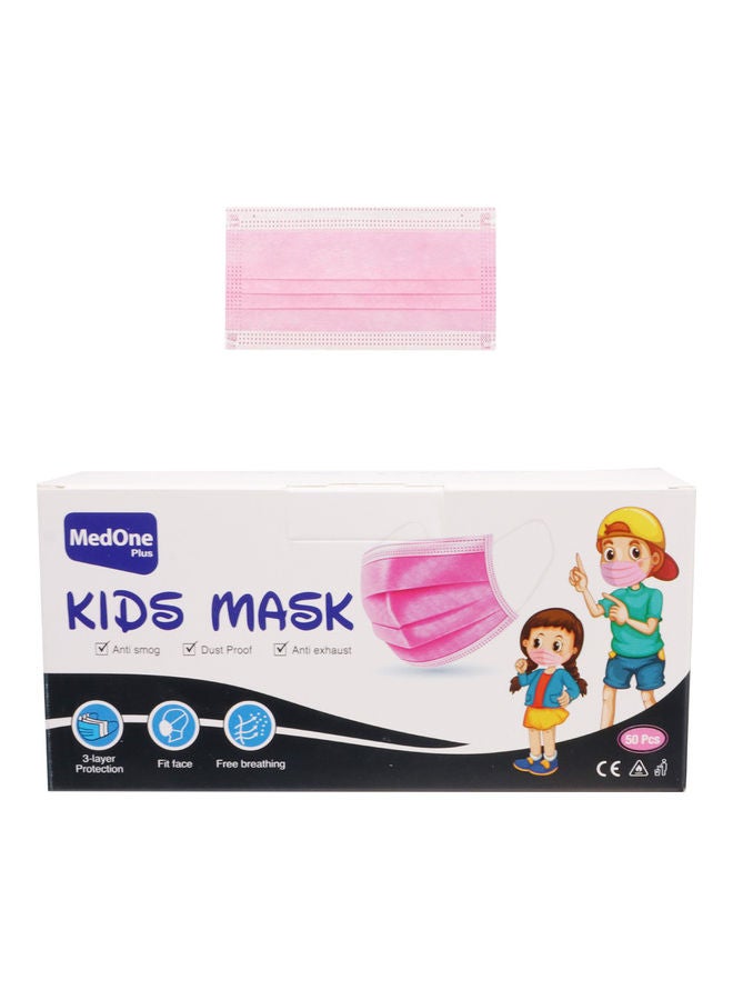 50-Piece Disposable Face Mask for Kids