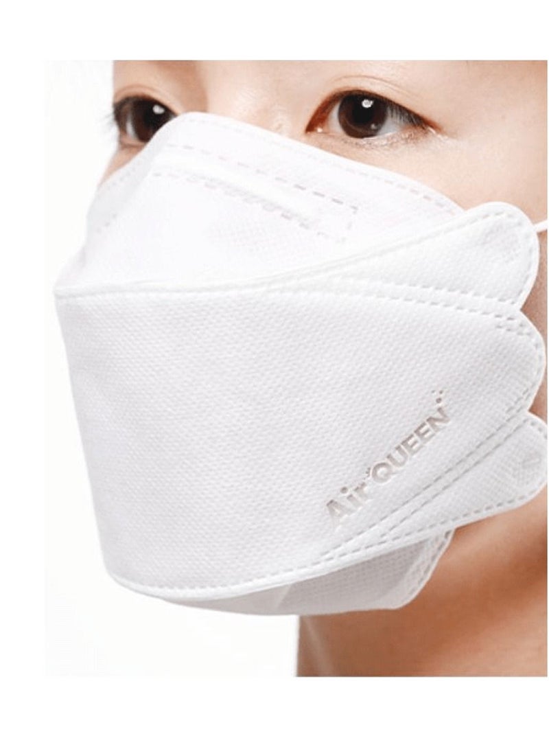 Pack Of 50 Pieces Nanofiber Filter Face Mask For Adults White