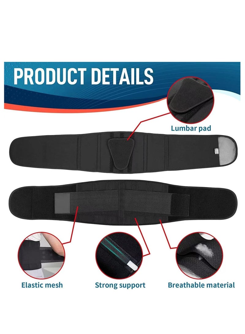 COOLBABY Waist Support Belt Suitable For Men And Women Back Support Belt Breathable Lumbar Support Belt Lumbar Cushion Relieve Low Back Pain Relieve Herniated Disc Sciatica Scoliosis XL Size