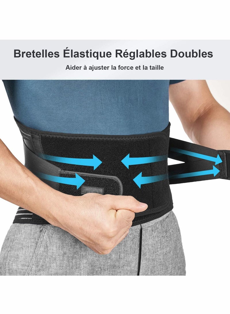Air Mesh Brace for Men Women Lower Pain Relief Corset with 7 Stays Adjustable Support Belt Work Anti skid Lumbar Sciatica Scoliosis
