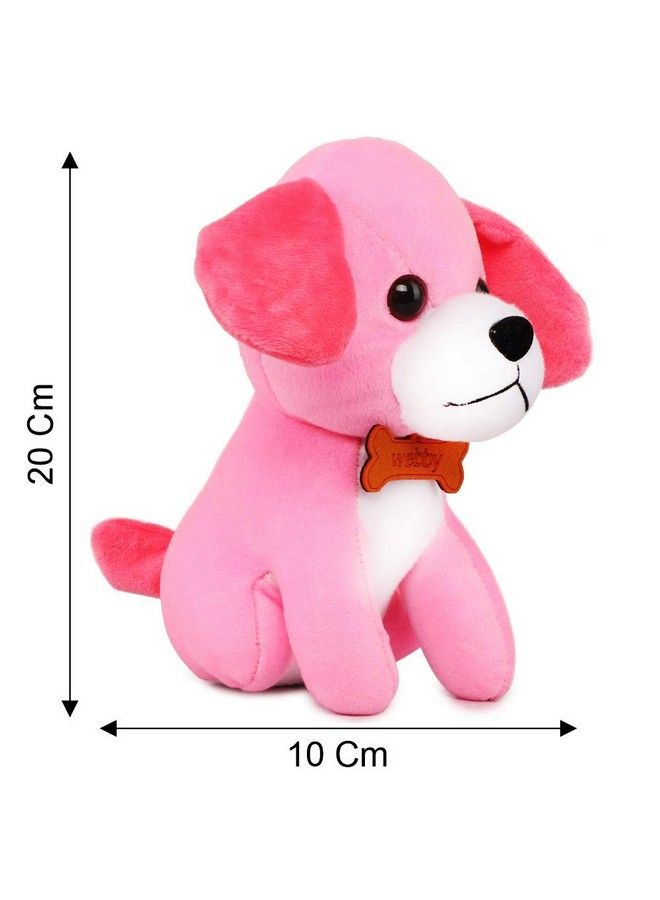 Soft Animal Plush Dog Toy 20 Cm Pink