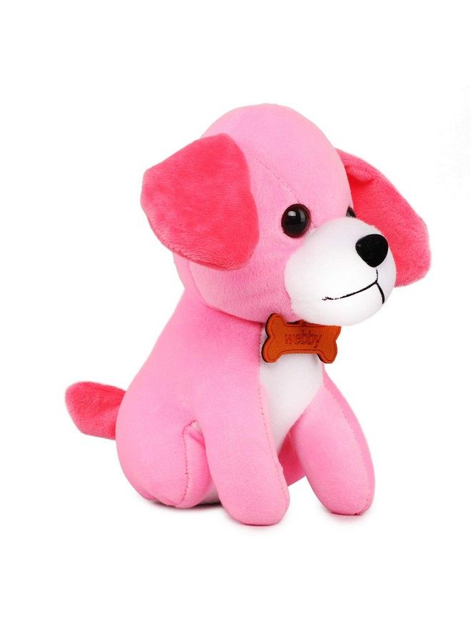 Soft Animal Plush Dog Toy 20 Cm Pink