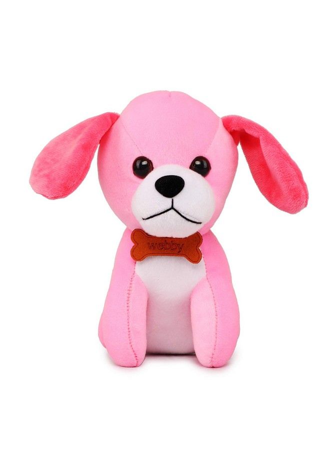 Soft Animal Plush Dog Toy 20 Cm Pink