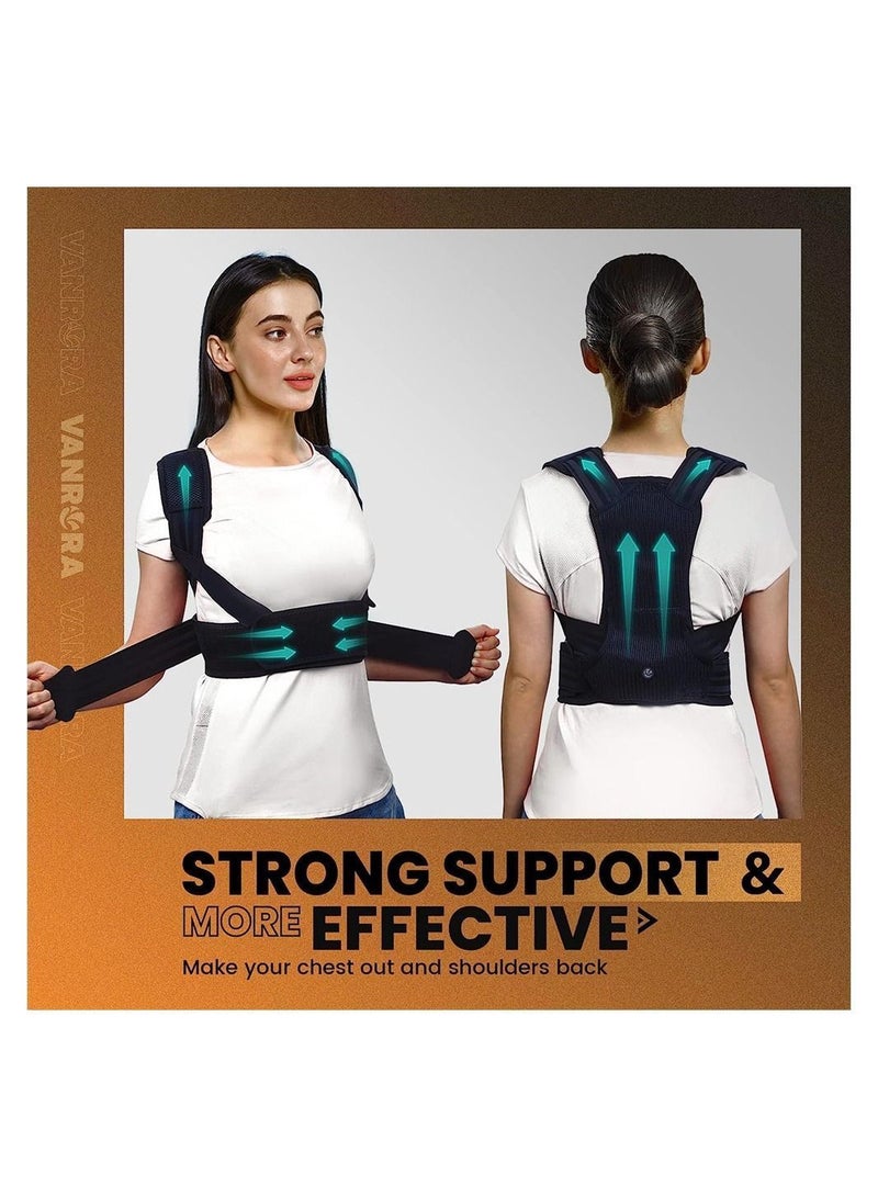 Back Brace,Posture Corrector for Men Women Kids Upper, Improve Posture, Relieve Pain Upper and Lower Pain,Adjustable, Breathable (X-Large)