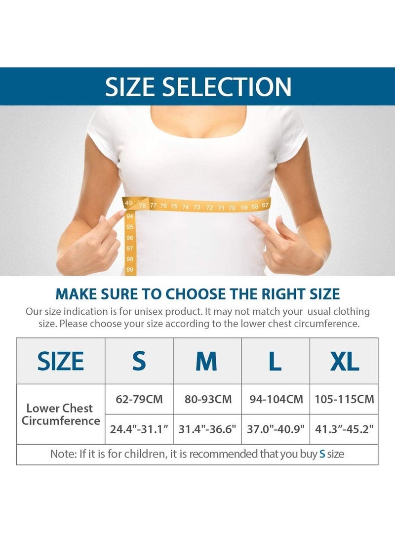 Posture Corrector for Women Men, Ultra Thin Light Upper Back Support Brace Clavicle, Neck, Shoulder Pain Relief, New Invisible Correction Hunchback Adjustable Sitting Corrector(L)