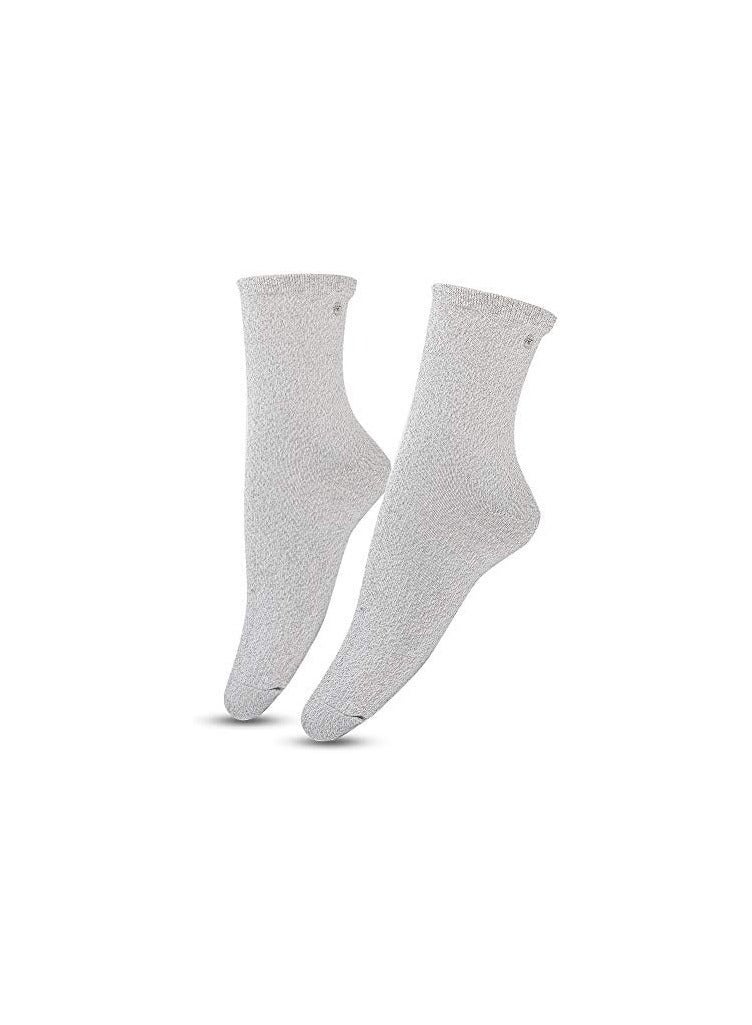 Silver Conductive Massage Socks, Electrode for TENS/EMS Machine to Stimulate Blood Circulation Sports Injuries Pain Relief Household Use, Treatment of Foot Nerve and Joint Pain(A Pair)