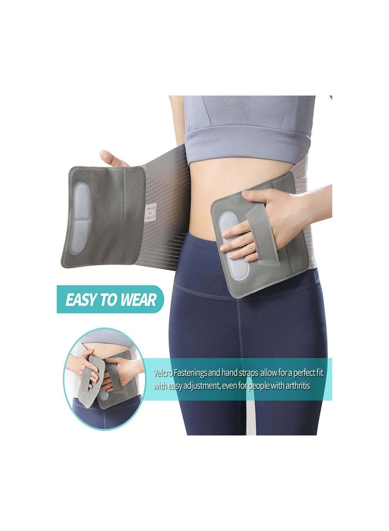 Back Brace for Women Men, Lower Pain Relief, Close-fitting Breathable Support Belt Daily Chores, Adjustable Lumbar Scoliosis, Herniated Disc, (XL)